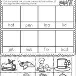 Cut And Paste Phonics Worksheets