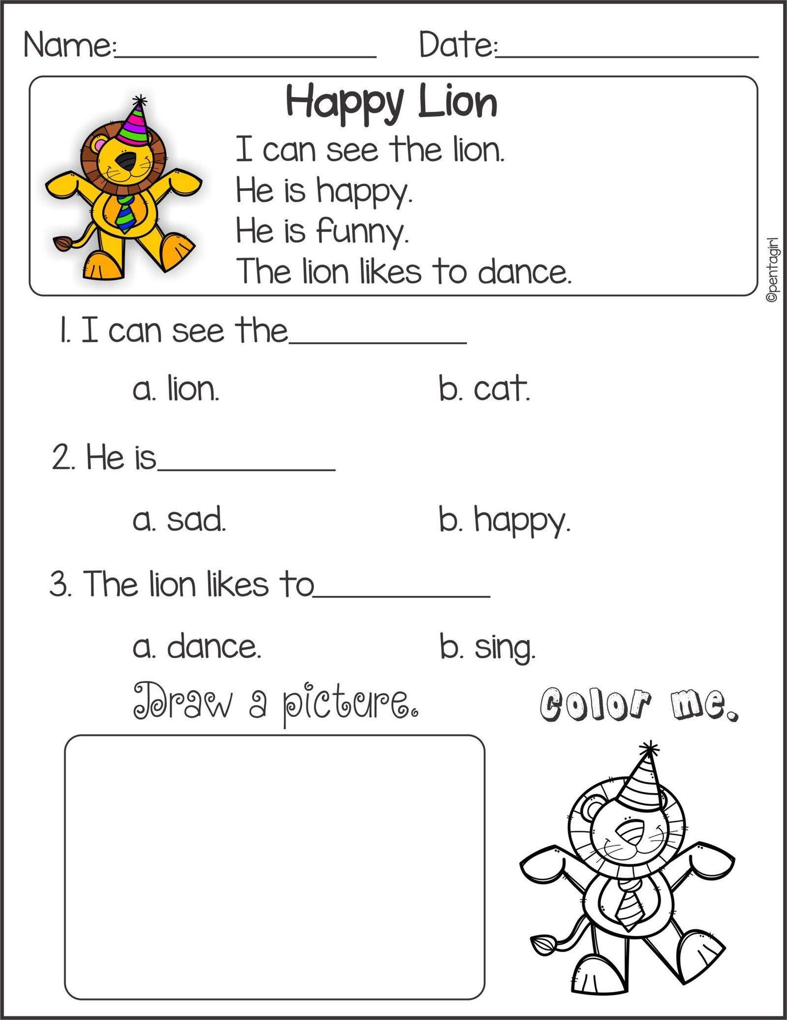 Reading Comprehension Worksheet Kindergarten Beautiful K ... Reading Comprehension Worksheet Kindergarten Beautiful K ...
