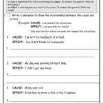 Cause And Effect Reading Comprehension Worksheets 5th Grade – Emanuel …