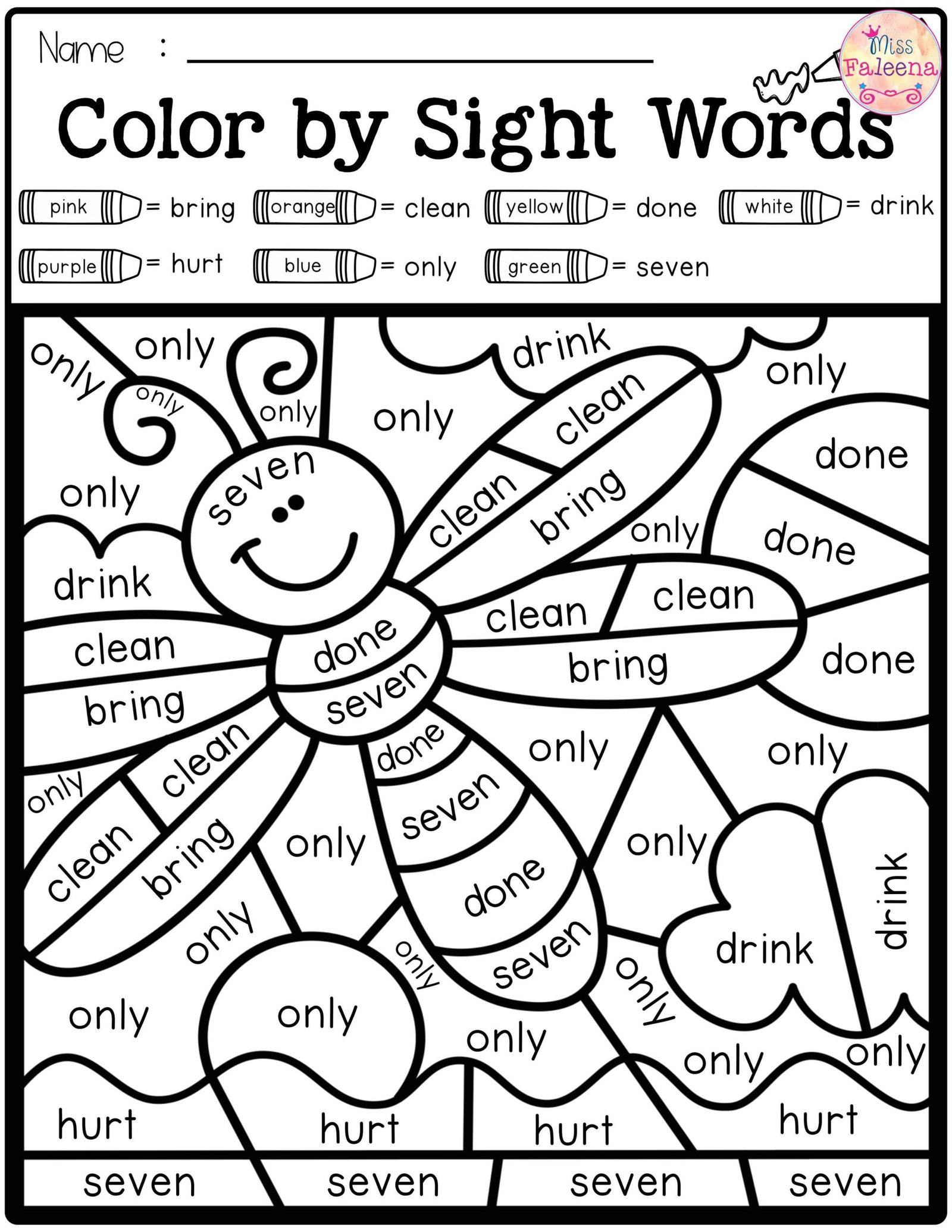 Spring Color by Code -Sight Words Third Grade | Sight words ... Spring Color by Code -Sight Words Third Grade | Sight words ...