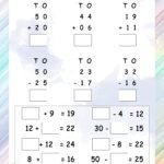 Addition Subtraction – Math Worksheets – MathsDiary.com