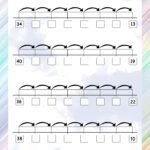 Number Pattern on a Number Line – Math Worksheets – MathsDiary.com