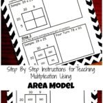 How to Teach Multiplication Using Area Model (Free Printable)