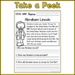 Civil War Social Studies Reading Comprehension Passages K-2 | Made By …
