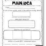 10 Unique Main Idea Worksheets 1St Grade 2024