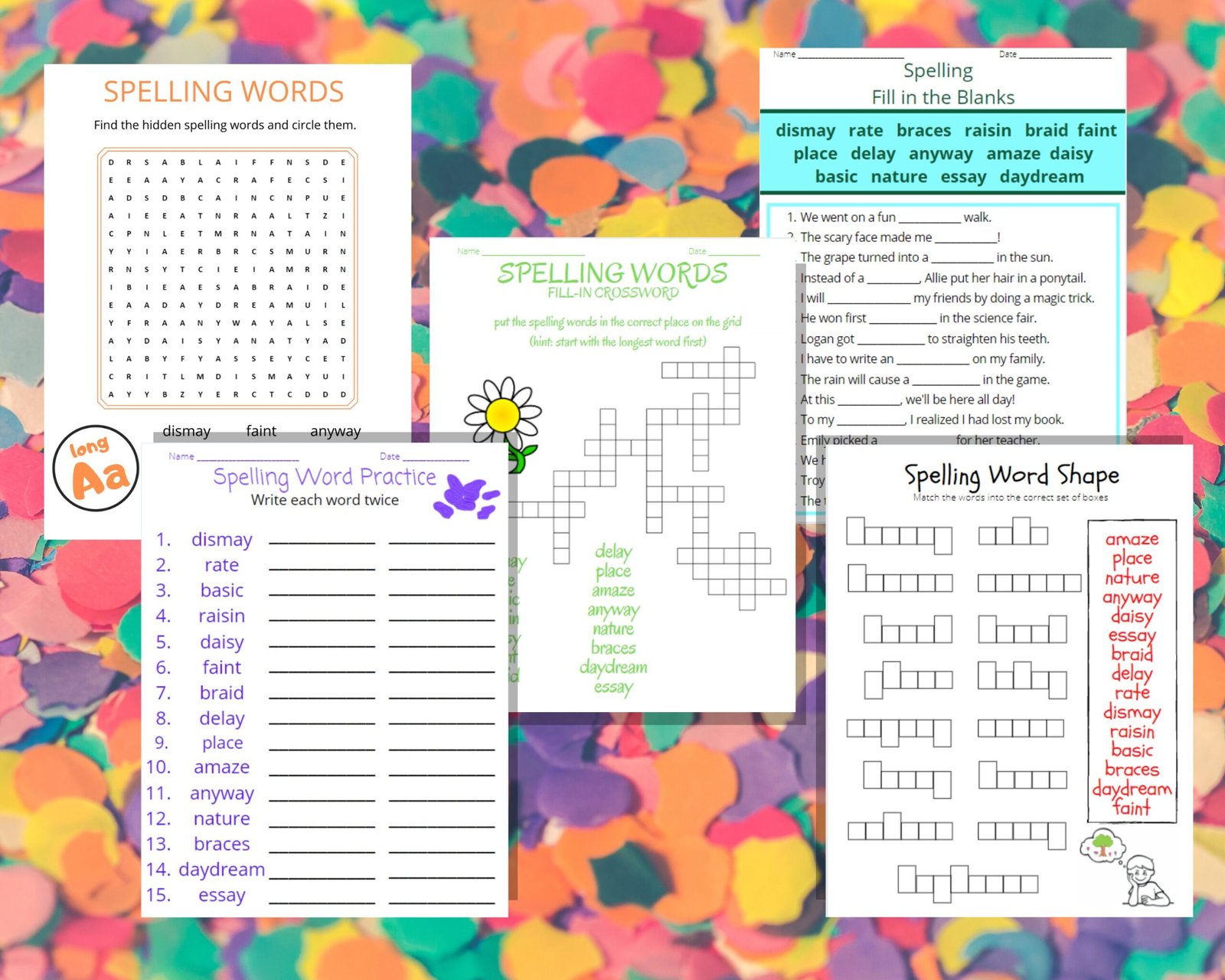 year 1 spelling worksheets and resources easyteachingnet - year 3 ...