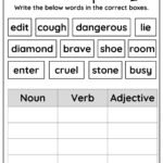 10 Printable Parts of Speech Worksheets, Printable Noun Verb Adjective …