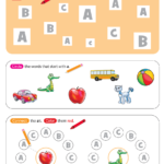 Letter Recognition & Phonics Worksheet – A (Uppercase) – Super Simple