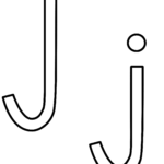 Letter J – Coloring Page (Alphabet)