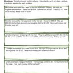 Counting Coins Word Problems Worksheet by Teach Simple