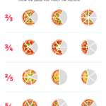 Fractions: Pizza Printable, Free Printable PDF for Children