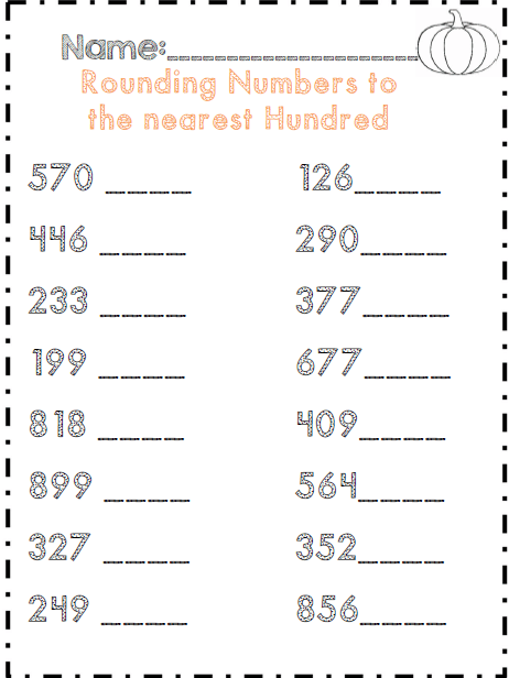 Rounding To The Nearest Hundred Worksheets 3rd Grade - Worksheets Master Rounding To The Nearest Hundred Worksheets 3rd Grade - Worksheets Master