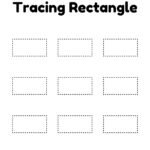 Traceable Rectangles Worksheets Tracing Rectangle Worksheet – Free Printable PDF