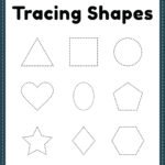 Tracing Shapes Worksheet – Free PDF Printable