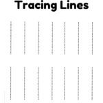 Trace Lines Down Worksheets Tracing Lines Worksheet for Preschool – Free Printable PDF