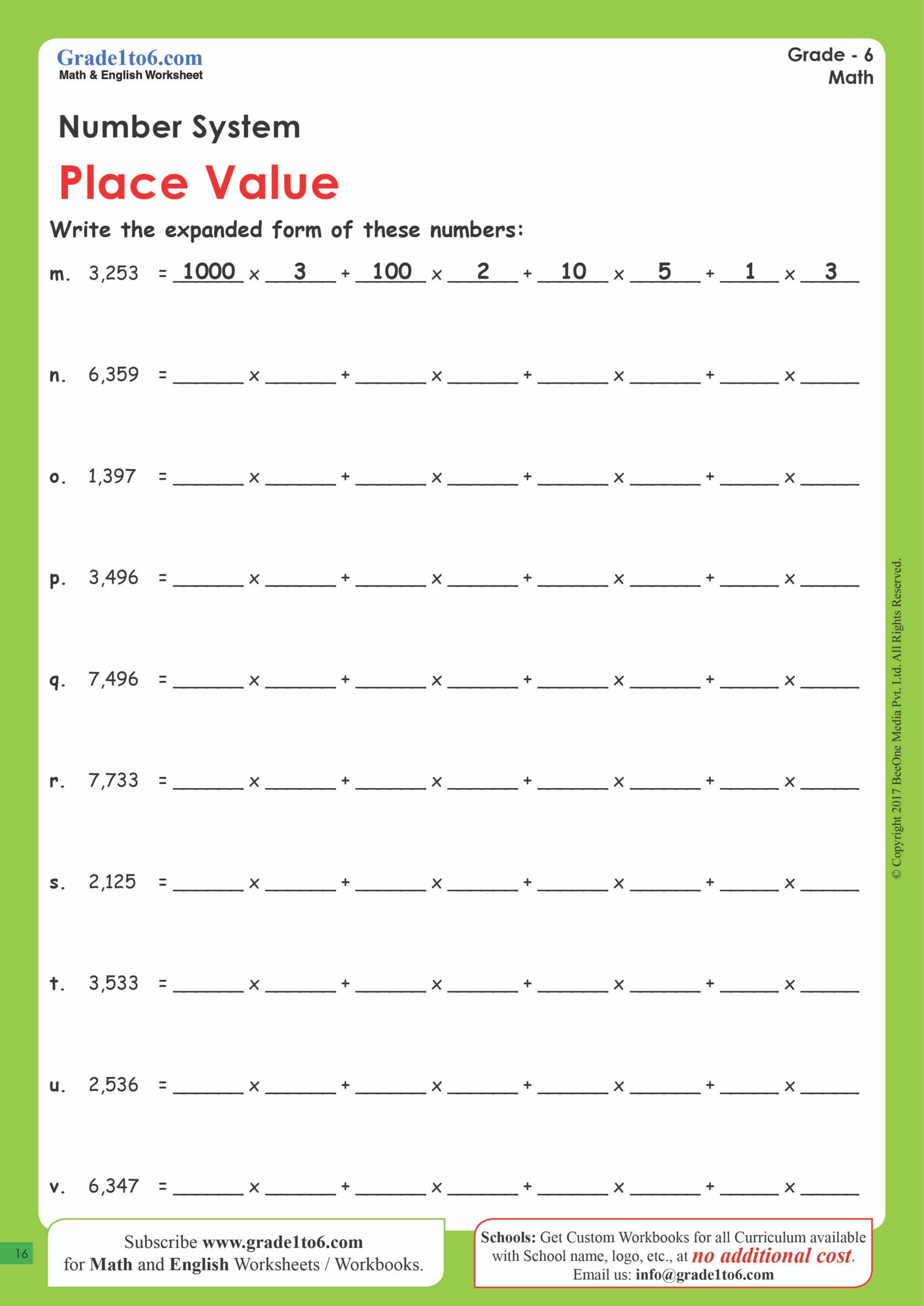 Expanded Form Winter Theme Worksheet 2nd Grade by Tales of a Type ...
