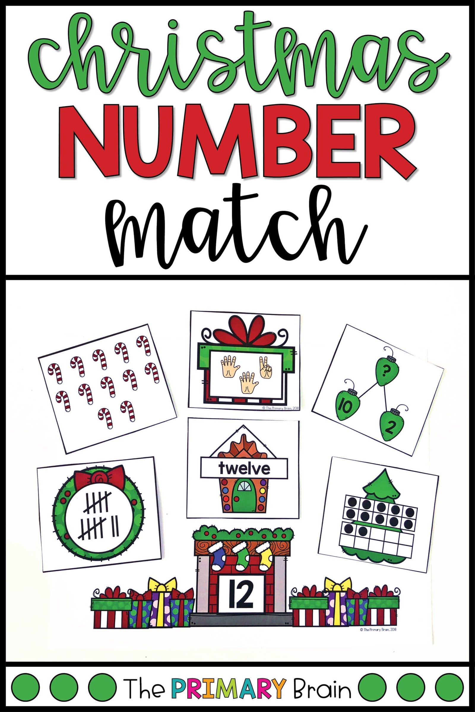 Christmas Number Match Activity | Christmas math activities, Christmas ...