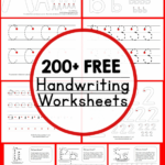 200+ FREE Printable Handwriting Worksheets