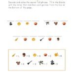 Autumn Puzzle Worksheet – Decode the Secret Fall Message | Autumn …