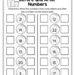 More or Less, Missing Before and After Numbers – Summer Math Worksheets …