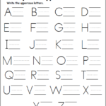 Free Uppercase Letter Writing Worksheet – Free Worksheets – Free4Classrooms