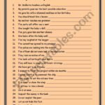 Exercises on ACTIVE PASSIVE VOICE (EDITABLE with KEY) – ESL worksheet …