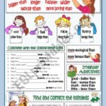 BASIC COMPARISON – ESL worksheet by mora88