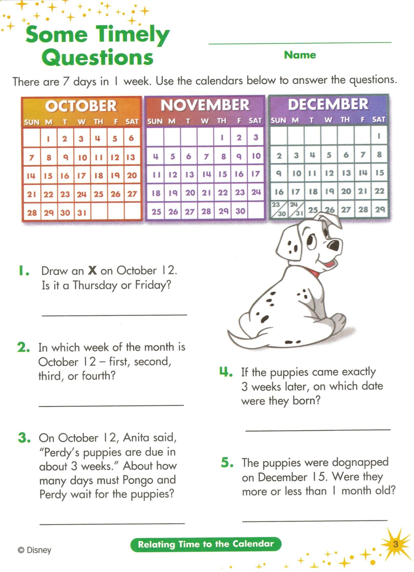 Time And Calendar Worksheets For Grade 3 Pdf - Worksheets