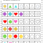 Pattern Worksheets – Free Pattern Recognition Worksheets