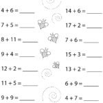 Adding within 20 Math Worksheet – Twisty Noodle