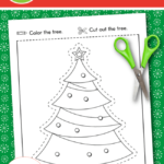 Christmas Cutting Worksheets Christmas Cutting Practice Worksheets – Homeschool Share