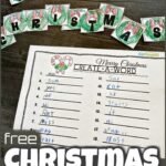 Christmas Spelling Worksheets ๐ FREE Create a Word Christmas Spelling Activity