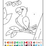 Bird Color By Numbers Color By Numbers – Birds Worksheet #15 – Kidlo.com