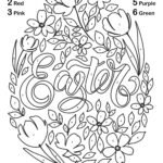 3 color by number Easter printables to keep your kids entertained