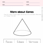Cone Properties Worksheets Cone Properties Worksheet | Worksheets Free