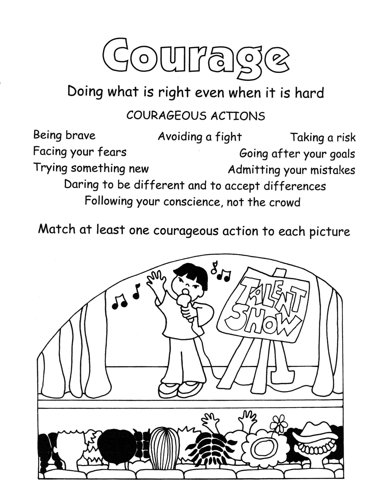 Courage | Supporting the Core Activities