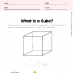 Cube Worksheet | Worksheets Free