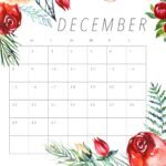 December Calendar Printable – Printable Word Searches