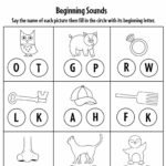 Free Beginning Sounds Worksheets for Preschool ⋆ The Hollydog Blog
