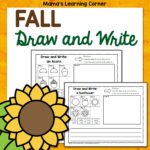 Fall Directed Draw and Write Worksheets – Mamas Learning Corner