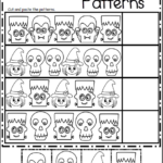 Free Halloween Pattern Worksheets (Cut and Paste) – Made By Teachers