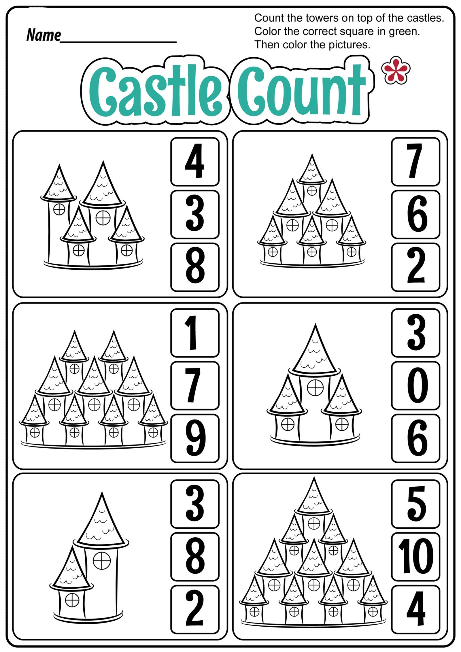 Halloween Math Worksheets for Preschool and Kindergarten Students ... Halloween Math Worksheets for Preschool and Kindergarten Students ...