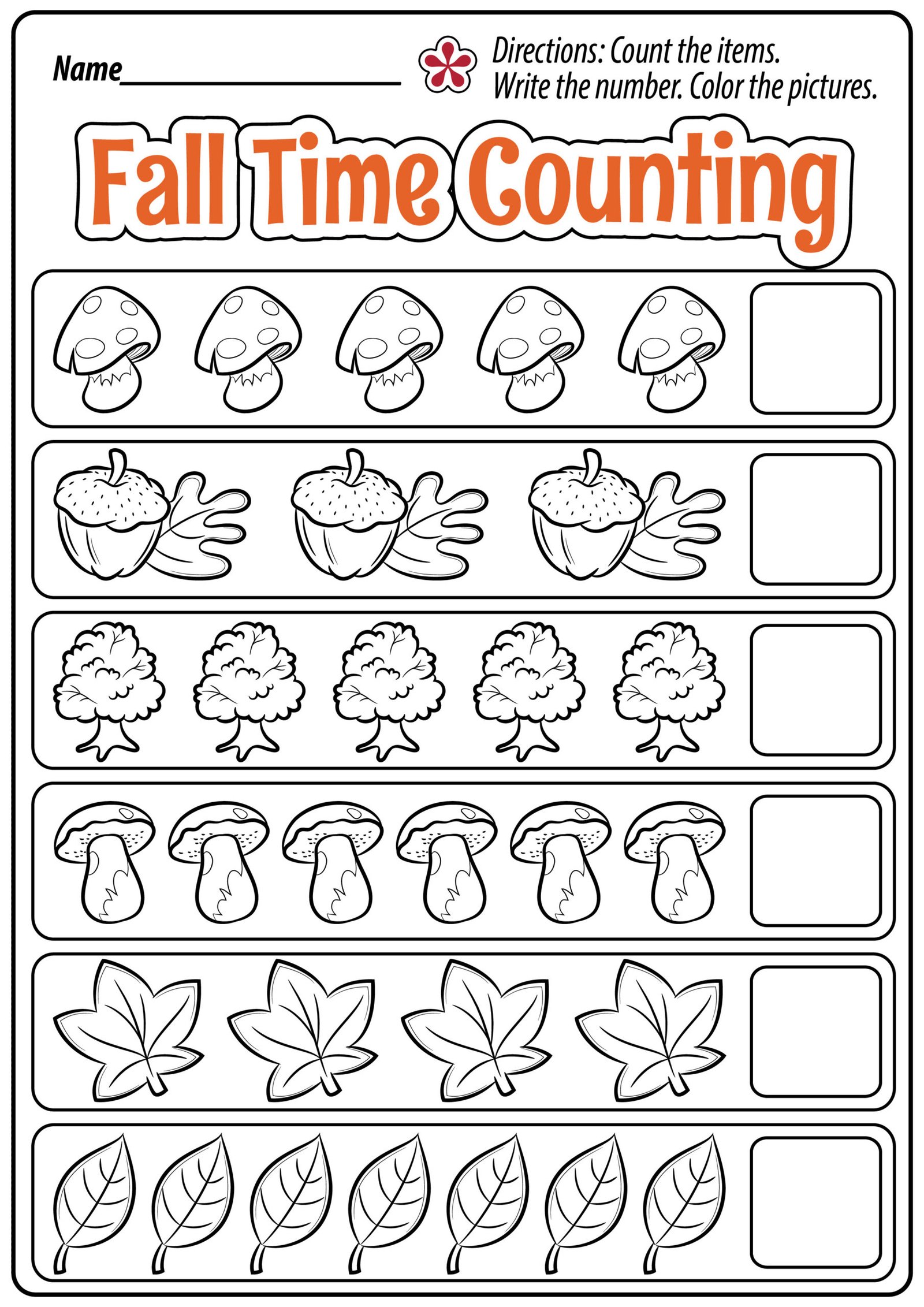 Halloween Math Worksheets for Preschool and Kindergarten Students ...