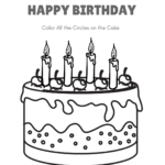 Count the Circles Happy Birthday Worksheet – Help My Kids Are Bored