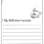 I Like Halloween Writing Worksheets Halloween Writing Worksheet – Worksheet Digital