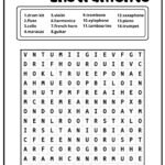 Musical Instruments Word Search Puzzle Musical Instruments Word Search – Ezpzlearn.com