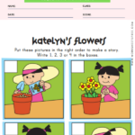 Planting Flowers Sequencing Worksheets Planting Flowers Sequencing Worksheet | Worksheets Free
