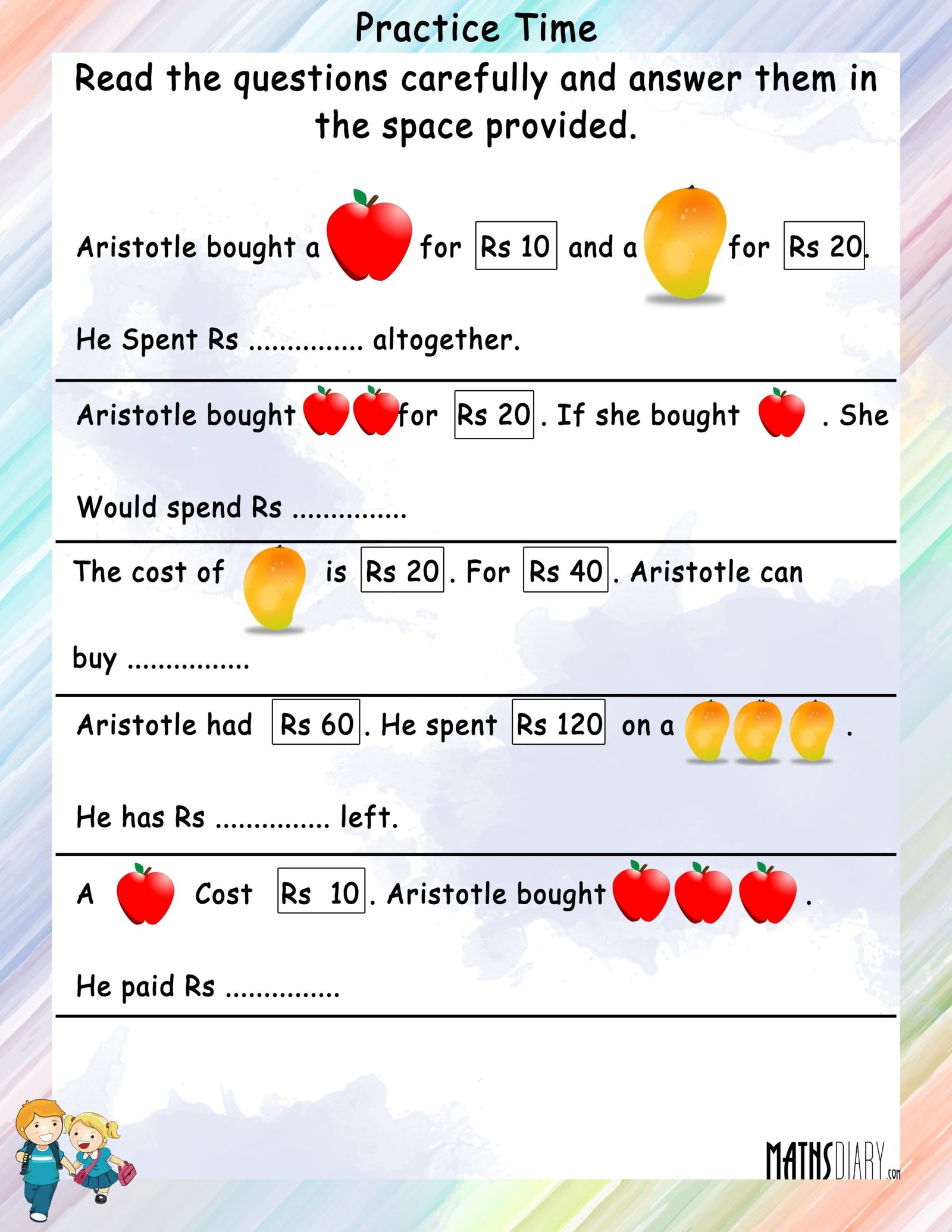 Grade 2 Story Sums Grade 2 Story Sums