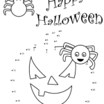Halloween Pumpkin Dot To Dot Pumpkin dot to dot printable worksheet – Connect The Dots