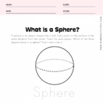 Sphere Worksheet | Worksheets Free
